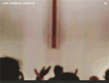 Tablet Screenshot of life-church.co.uk
